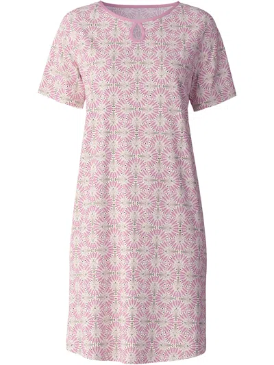 Calida Pink Cotton Sleepshirt Pajamas In Neutral