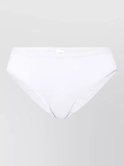 Calida Seamless High Cut Underwear Elastic Waistband In White