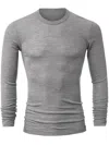 Calida Men Grey Cotton Modal Sweater In Gray