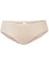 Calida Seamless Mid Rise Underwear Brief Elastic Waistband In Neutral