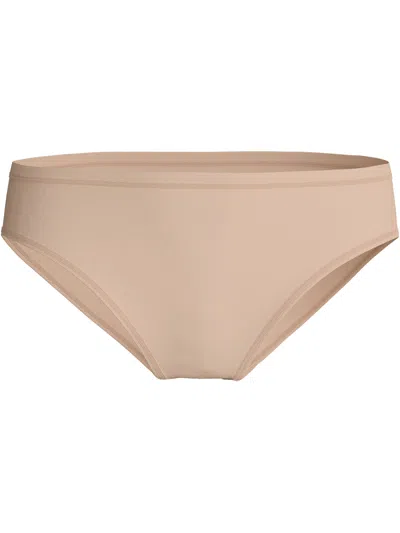 Calida Seamless High Cut Brief Elastic Waistband In Neutral
