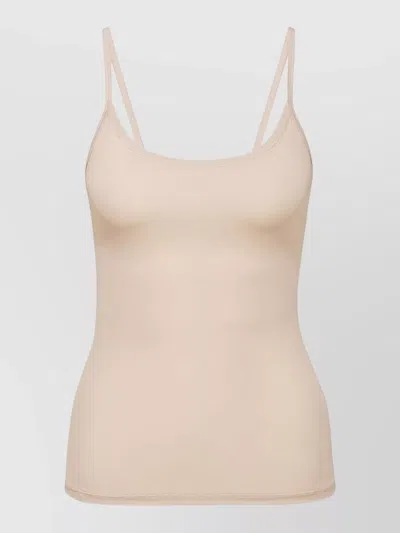 Calida Top Adjustable Spaghetti Straps Fitted Silhouette In Neutral