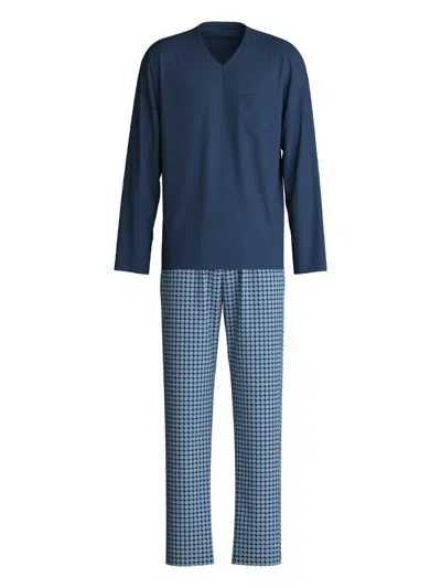 CALIDA V-NECK PATTERNED PYJAMAS