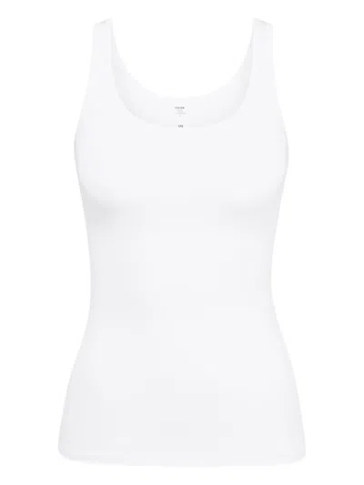 Calida 大圆领坦克背心 In White