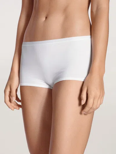 Calida White Cotton Underpants