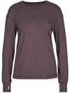 Calida Women Brown Lyocell Sweater In Purple