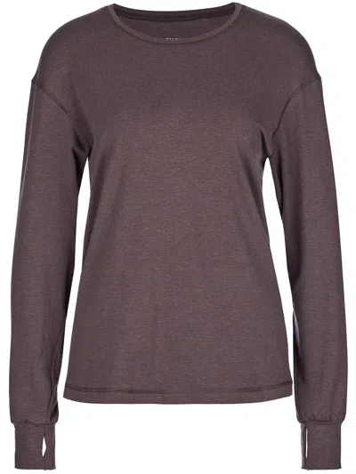 Calida Women Brown Lyocell Sweater In Purple