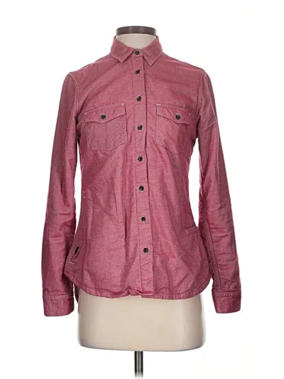 Pre-owned California Cowboy Long Sleeve Button Down Shirt In Pink