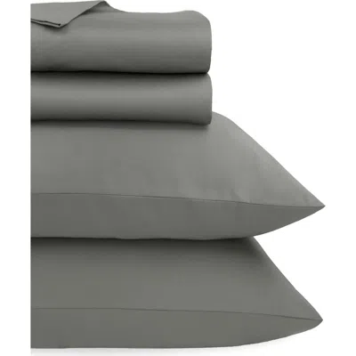 California Design Den Grand Indulgence 1000 Thread Count 100% Cotton Sateen Sheet Set In Gray
