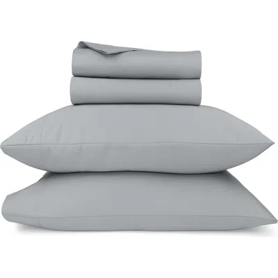 California Design Den Grand Indulgence 1000 Thread Count 100% Cotton Sateen Sheet Set In Gray