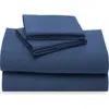 California Design Den Hotel Luxe 800 Thread Count 100% Cotton Sateen Sheet Set In Blue