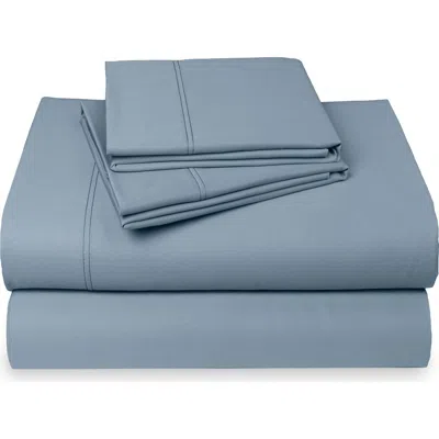 California Design Den Hotel Luxe 800 Thread Count 100% Cotton Sateen Sheet Set In Blue