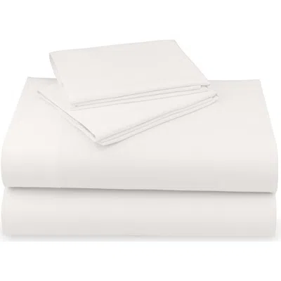 California Design Den Hotel Luxe 800 Thread Count 100% Cotton Sateen Sheet Set In White