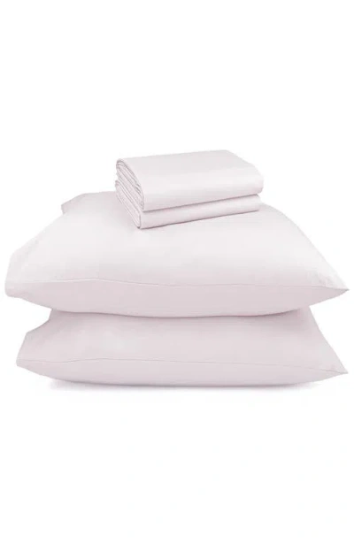 California Design Den Signature Comfort 100% Egyptian Cotton Breatheable Percale Sheet Set In White