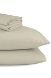 California Design Den Signature Comfort 100% Egyptian Cotton Cool Percale Sheet Set In Neutral