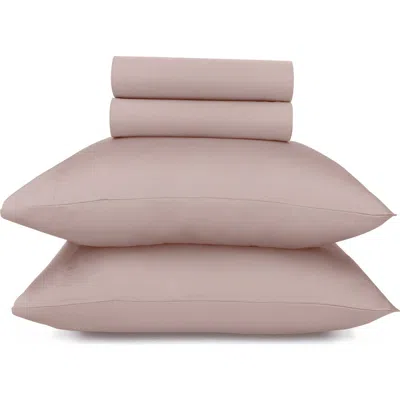 California Design Den Signature Comfort 100% Egyptian Cotton Soft Sateen Sheet Set In Multi