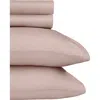 California Design Den Signature Comfort 100% Egyptian Cotton Soft Sateen Sheet Set In Pink