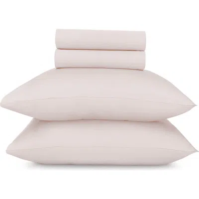 California Design Den Signature Comfort 100% Egyptian Cotton Soft Sateen Sheet Set In Pink