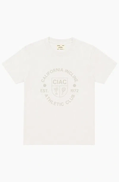 California Incline Athletic Club Tee In White