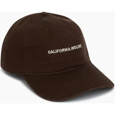 California Incline Canvas Hat In Metallic