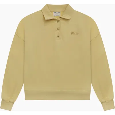 California Incline Long Sleeve Polo In Multi