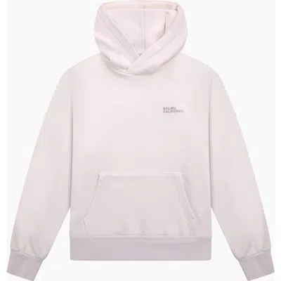 California Incline Malibu Sunset Hoodie In White