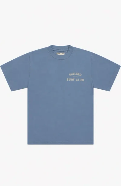 California Incline Malibu Surf Club Tee In Blue