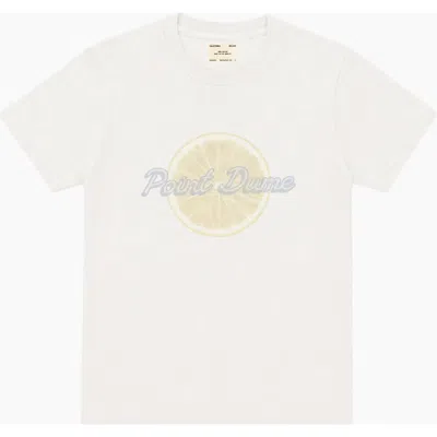 California Incline Point Dume Citrus Tee In Neutral