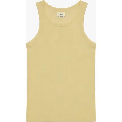 California Incline Ribbed Tank In Neutral