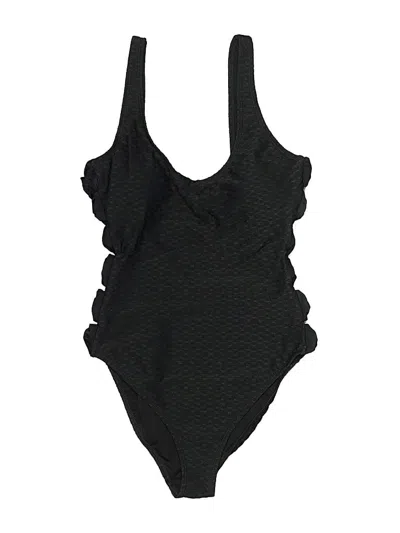 Pre-owned California Sunshine One Piece Swimsuit In Black