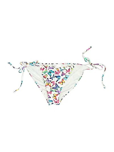Pre-owned California Sunshine Swimsuit Bottoms In White