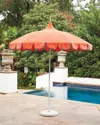 California Umbrella Pagoda Series Patio Umbrella In Buttercup/gingko