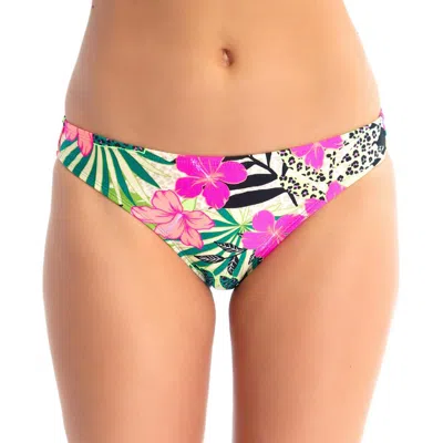 California Waves Juniors Womens Floral Hipster Swim Bottom Separates In Multi