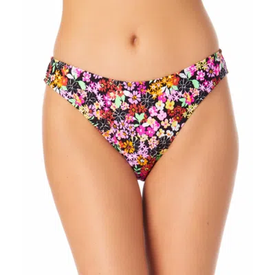 California Waves Juniors Womens Floral Print Hipster Swim Bottom Separates In Multi