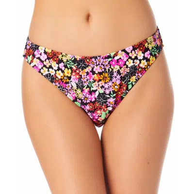 California Waves Juniors Womens Hipster Floral Print Swim Bottom Separates In Multi