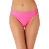 California Waves Juniors Womens Metallic Hipster Swim Bottom Separates In Pink