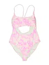 California Waves One Piece Swimsuit In Pink