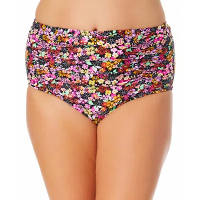 California Waves Womens Floral Lined Swim Bottom Separates In Multi