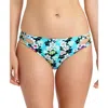 California Waves Womens Floral Strappy Swim Bottom Separates In Multi