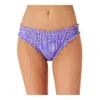 California Waves Womens Printed Hipster Swim Bottom Separates In Multi