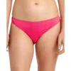 California Waves Womens Ribbed Bikini Swim Bottom Separates In Pink