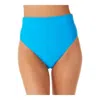 California Waves Womens Solid High-waist Swim Bottom Separates In Multi