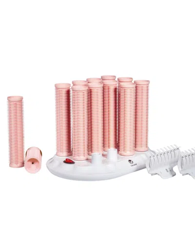 Calista Ion Long Hot Rollers And Claw Clips Set In Transparent