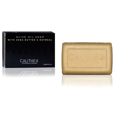 Calithea Skincare Olive Oil Soap Bar: 100% Natural Content In White