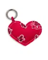 Call It By Your Name Coeur Heart Bag Charm In Pink