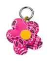 Call It By Your Name Fleur Flower Bag Charm In Pink