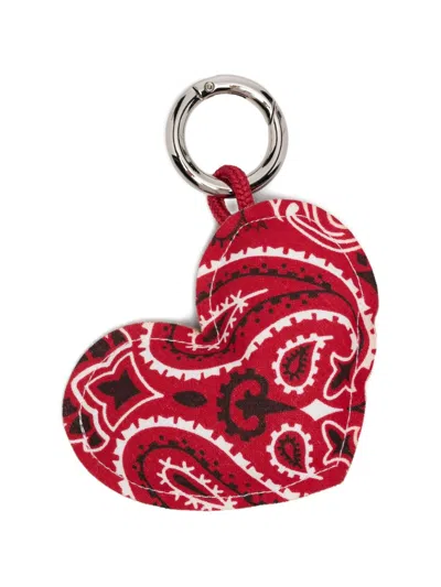 Call It By Your Name Heart Keyring In Red