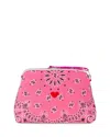 Call It By Your Name Large Bandana Vanity Bag In Pink