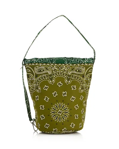 Call It By Your Name Maxi Seau Bucket Bag In Green