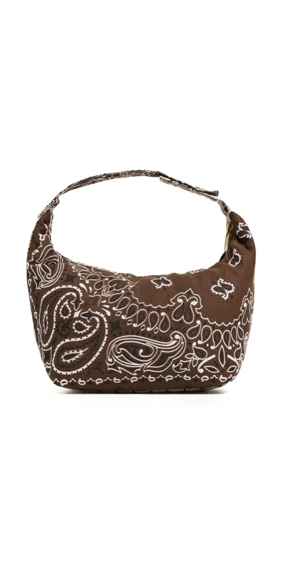 Call It By Your Name Mini Berlingot Bag Marron/beige In Brown